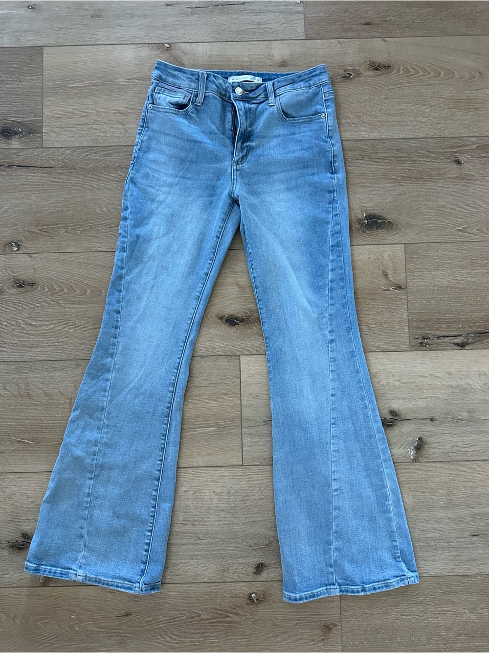 Altar’d State High Rise Front Seam Flare Jeans Size 28
